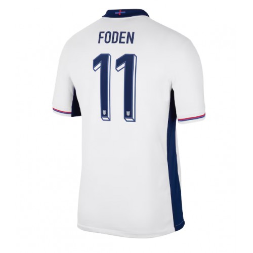 Fotbalové Dres Anglie Phil Foden #11 Domácí ME 2024 Krátký Rukáv